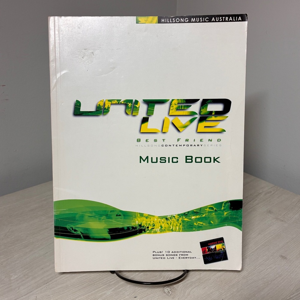 United Live Best Friend Hillsong Music Book PB Contemporary Worship 2000 RARE
